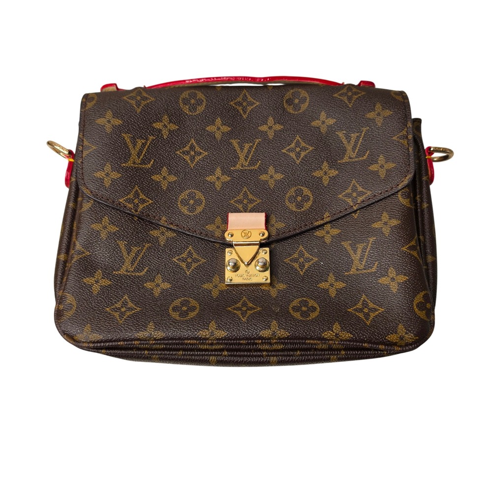 Louis Vuitton Handbag Women Medium Brown Pochette Metis Monogram Crossbody Bag